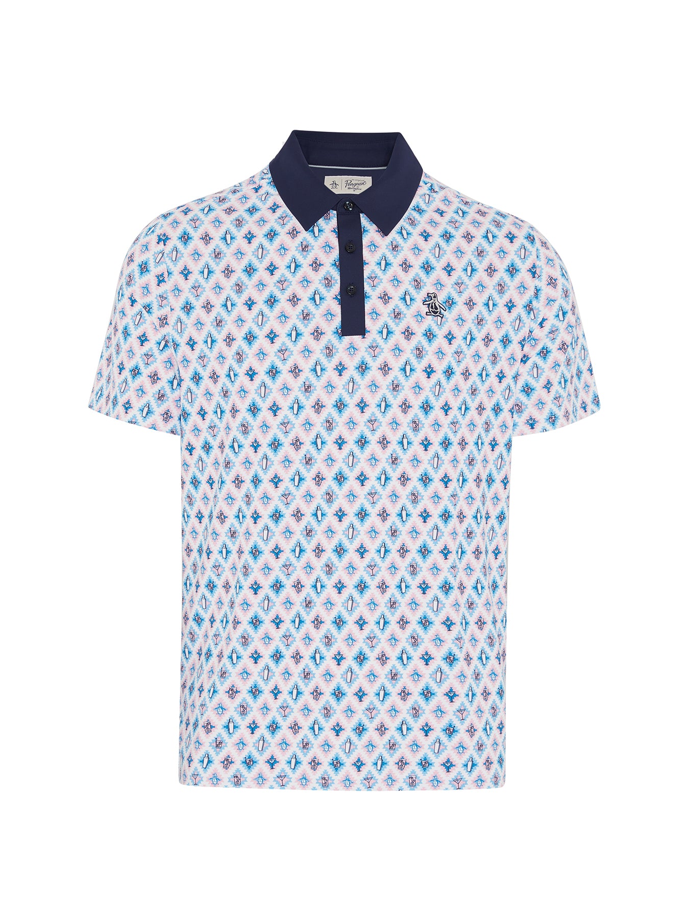 Allover Atomic Cocktail Polo